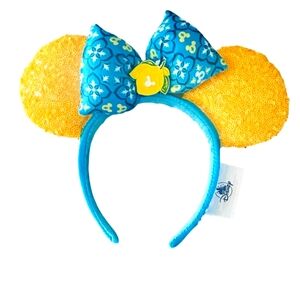 Disney Parks Epcot Pavilion Italy Salute Limoncello Minnie Mouse Ears NWT